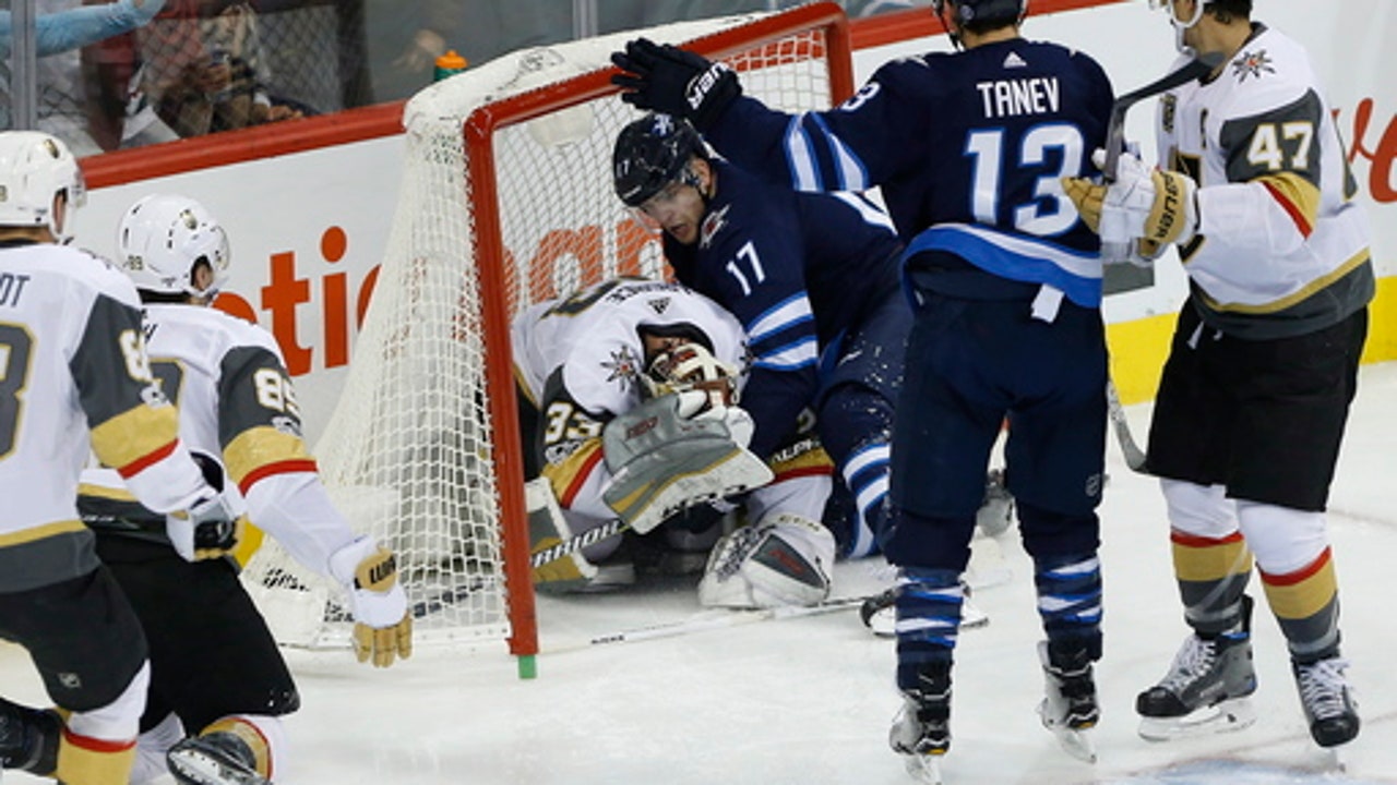 Connor scores 2 as Jets get big 3rd period, beat Vegas 7-4 (Dec 01, 2017)